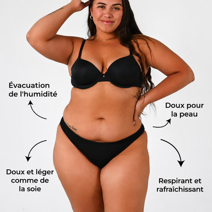 Culotte en Fibre de Bambou Ultra Douce et Respirante (Bikini Classique)