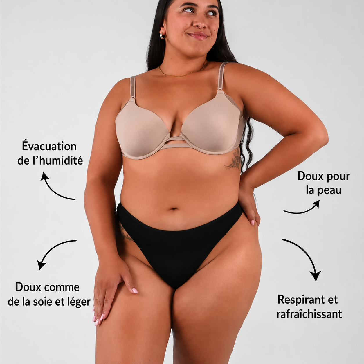 String Ultra-Doux et Respirant en Fibre de Bambou
