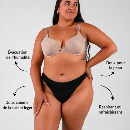 String Ultra-Doux et Respirant en Fibre de Bambou
