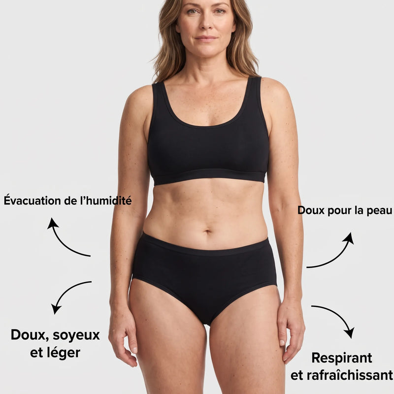 Culotte en bambou ultra-douce et respirante – Taille basse