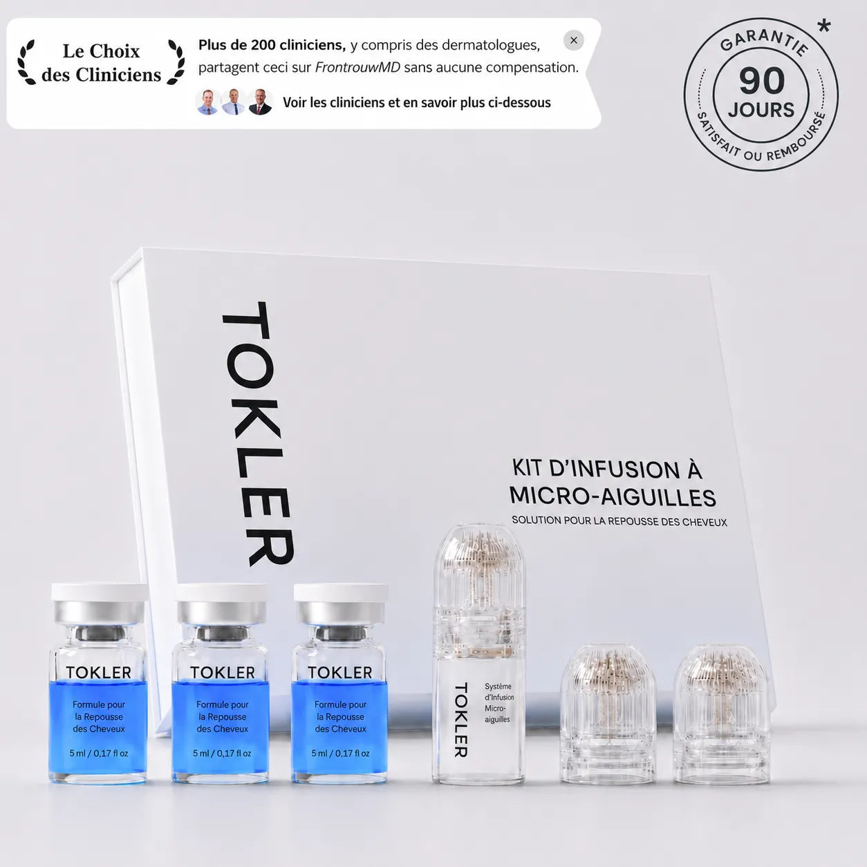 Le système de repousse capillaire par infusion de peptides le plus puissant