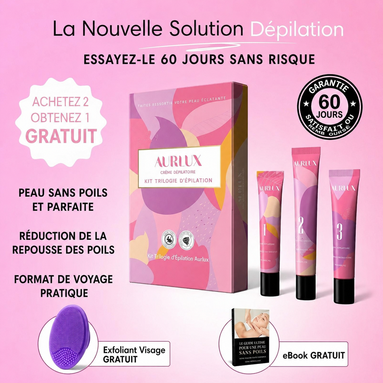 Kit Trilogie d’Épilation