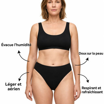 Culotte en bambou ultra-douce et respirante – Échancrée