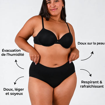 Culotte en bambou ultra-douce et respirante – Culotte haute